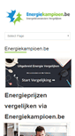 Mobile Screenshot of energiekampioen.be